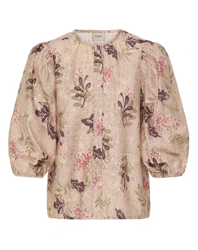 Fransa - FRSerena 1 Skjorte - Serena Floral Pumicestone 